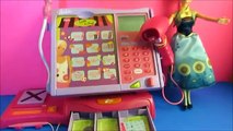 Barbie Shopping Time Cash Register With Princess Anna From Frozen By WD Toys