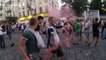 Dynamo Kiev supporters filmed stealing Liverpool fan's scarf ahead of final