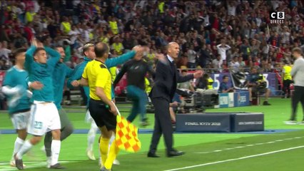 La réaction de Zinédine Zidane après l'incroyable but de Bale
