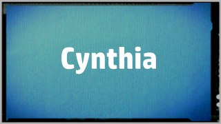 Significado Nombre CYNTHIA - CYNTHIA Name Meaning