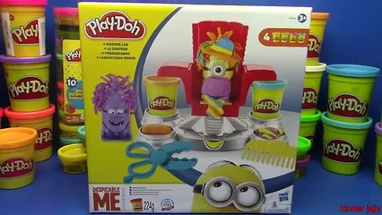 PLASTELIN za decu _ Otkaceni Frizer MINIONS ✔✔ !!!Play- Doh Laboratorio Minion - KINDER JAJE