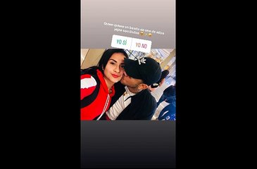 thamara recibio beso de integrante de CNCO