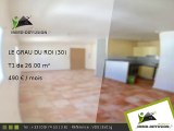 T1 26.00m2 A louer sur Le grau du roi - 490 Euros/mois