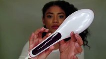 DOES IT WORK? Hair Brush Straightener on Natural Hair  GIVEAWAY (closed) | jasmeannnn
