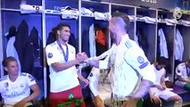 Dressing room celebrations with the CHAMPIONS! - Champions League Final
