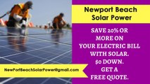 Affordable Solar Energy Newport Beach CA - Newport Beach Solar Energy Costs