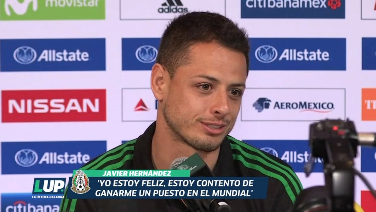 “Si a mi me dicen, ‘vas a jugar de lateral’, voy a jugar de lateral”: Javier Hernández