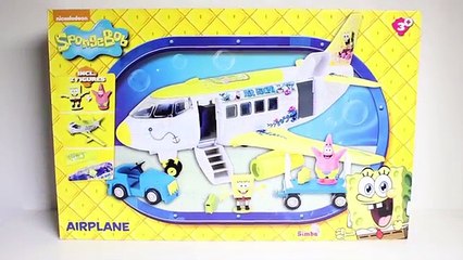 SpongeBob Airplane Toy Unboxing - Air Bikini SpongeBob Plane Toy Review