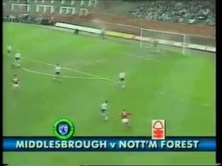 Middlesbrough - Nottingham Forest 22-04-1989 Division One