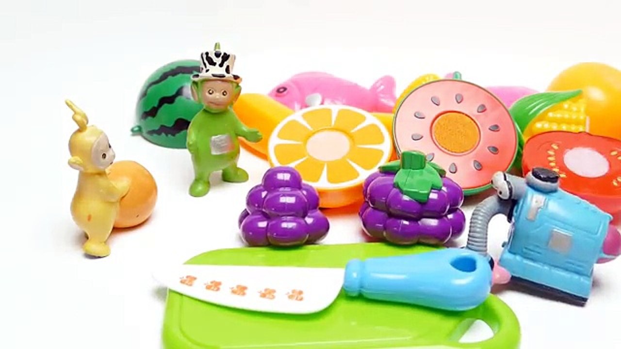 Teletubbies Love Cooking - Fruit & Veggie Salad - Velcro Toys