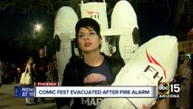 Phoenix Comicfest evacuated after fire alarm