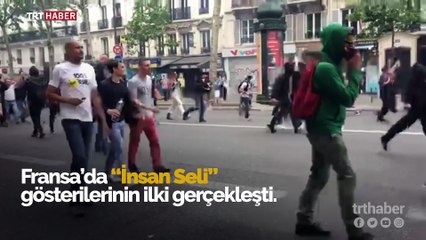 Fransa'da 250 bin gösterici sokaklara döküldü