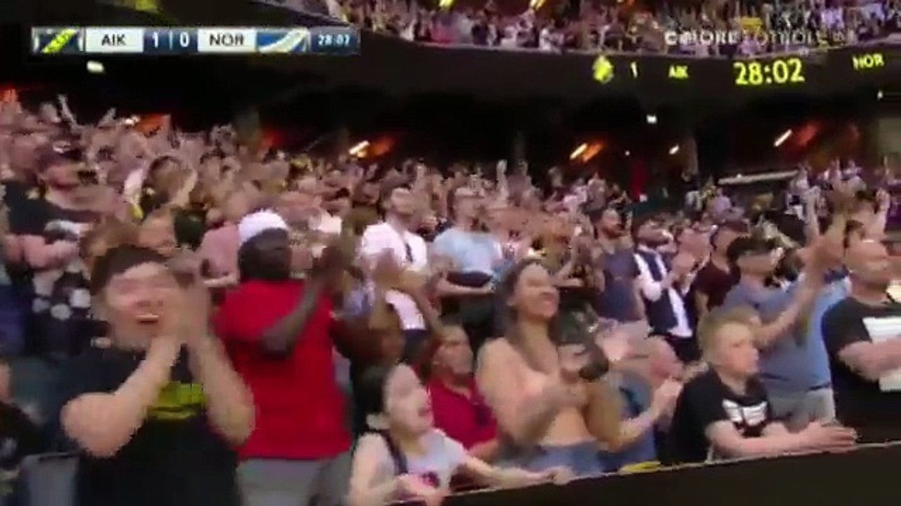 AIK 1:0 Norrkoping (Sweden. Allsvenskan. 26 May 2018)