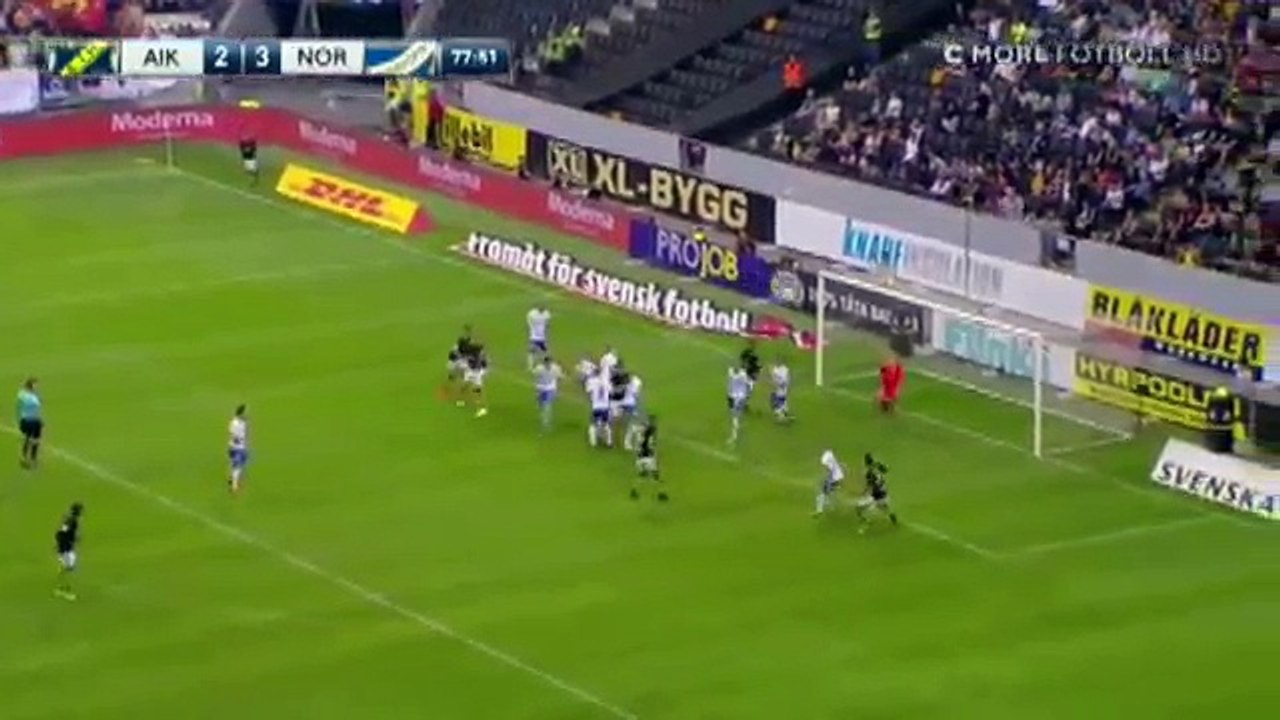 AIK 3:3 Norrkoping (Sweden. Allsvenskan. 26 May 2018)