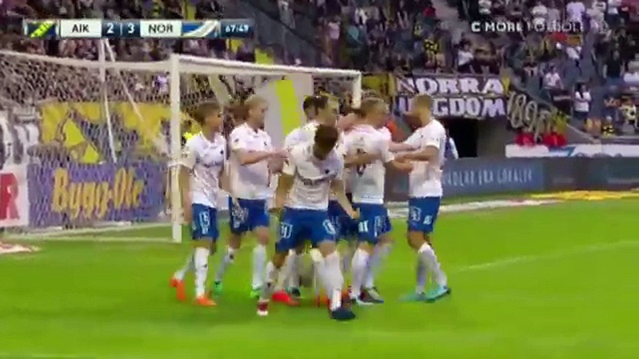 AIK 2:3 Norrkoping (Sweden. Allsvenskan. 26 May 2018)