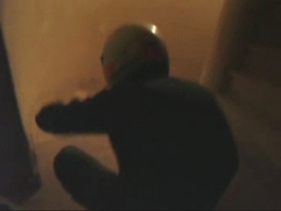 Chute dans les escasliers