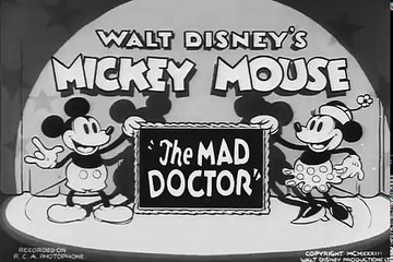 Mickey Mouse Cartoons - The Mad Doctor (Best Quality)
