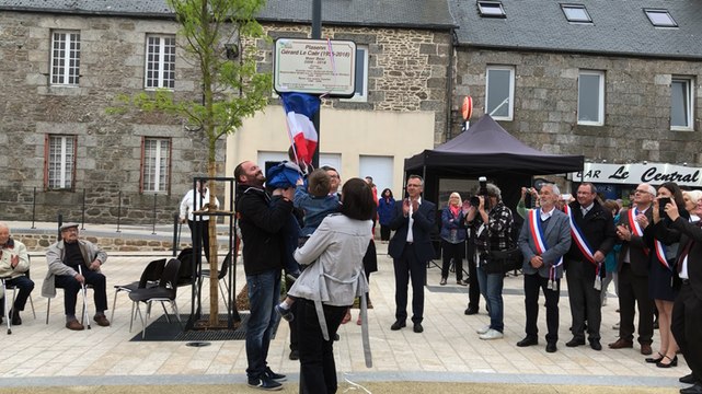 Inauguration de la place Gérard Le Caër