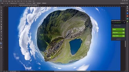 Free Polar Projection Generator - Photoshop Plugin