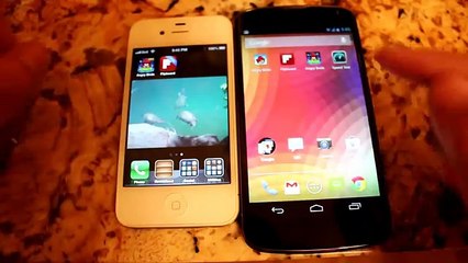 Nexus 4 VS iPhone 4s