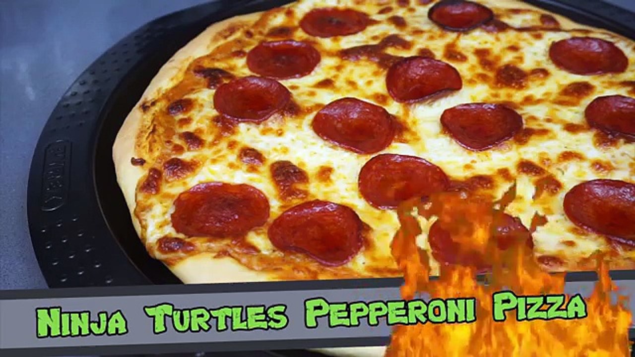 Pizza Pepperoni de las Tortugas Ninja - Receta