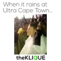 When it rains at Ultra South Africa and Cape Town has water shortages...Thanks Manty Lazarus for the submission!Join our Whatsapp group for memes and daily