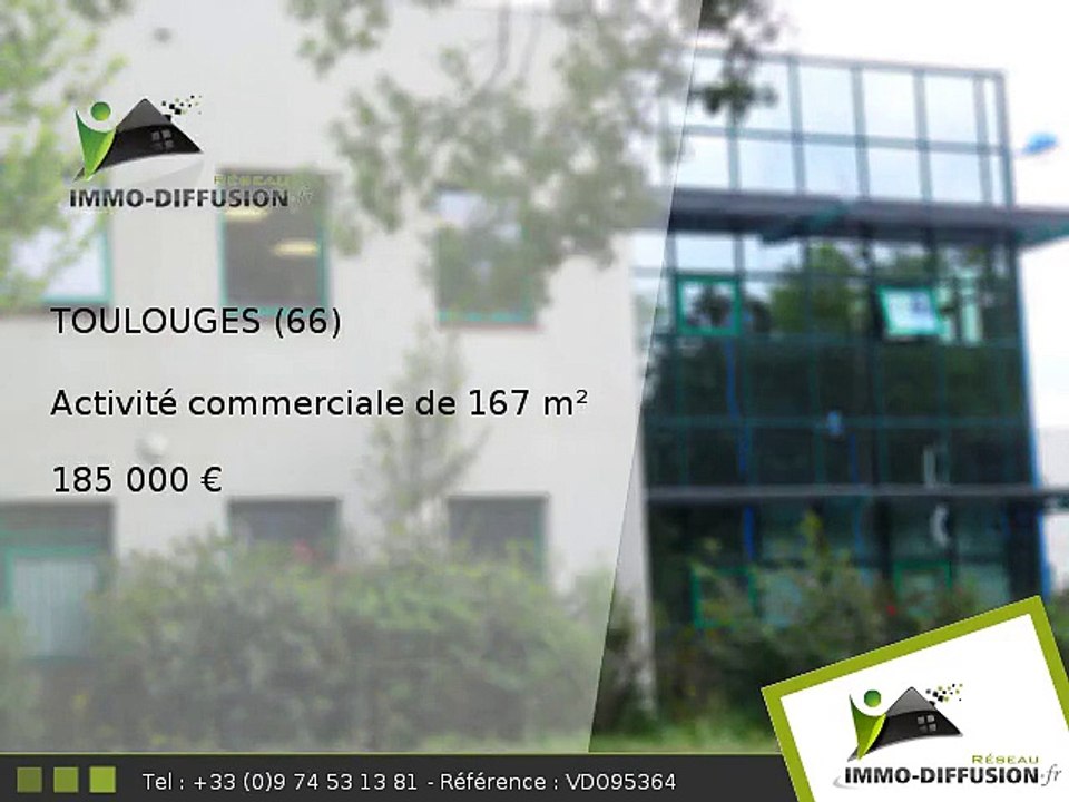 Activité commerciale A vendre Toulouges 167m2 - Zone d'Activités