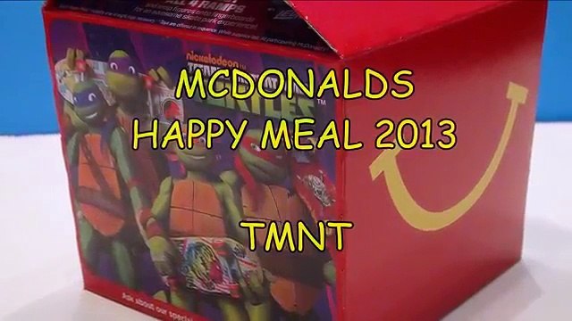 MCDONALDS HAPPY MEAL new TEENAGE MUTANT NINJA TURTLE TOYS FULL COLLECTION VIDEO