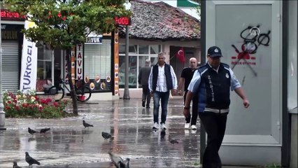 Silivri'de sağanak etkili oluyor - İSTANBUL