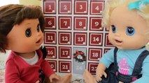 Baby Alive Molly, Daisy, and Lily Open Advent Calendar! Day 4