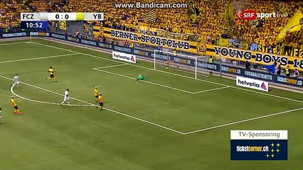 Amazing Goal Michael Frey (1-0) FC Zürich vs BSC Young Boys