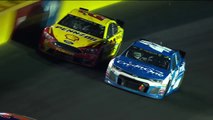 Joey Logano dumps Kyle Larson on the penultimate lap | 2018 All-STAR RACE | FOX NASCAR