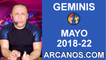 HOROSCOPO SEMANAL GEMINIS (2018-22) 27 de mayo al 2 de junio de 2018-ARCANOS.COM