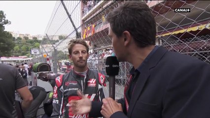 Grand Prix de Monaco - Interview de Romain Grosjean