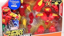 Marvel Super Hero Mashers HULKBUSTER IRON MAN Review & Comparison