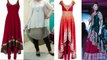♥Asymmetrical Anarkali ☁ 2 layers Tailed dress