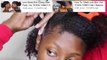 Sleekest How to: Sleek Low Ponytail Ever for THICK, KINKY Natural Hair!! | ft. Curly HerGivenHair