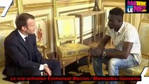 La rencontre Mamoudou Gassama / Emmanuel Macron (parodie)