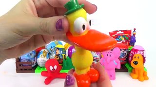 Pocoyo Massinha Peppa Pig Kinder Ovos Supresas Galinha Pintadinha Frozen Avengers Mario Disney Toys