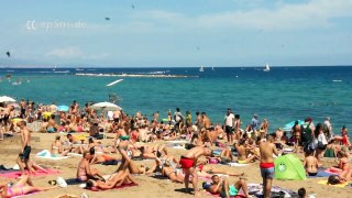 Sex party at Barcelona Beach of Barceloneta