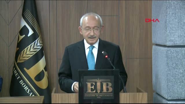 Eskişehir CHP Lideri Kılıçdaroğlu Ticaret Borsası'nda Konuştu 2
