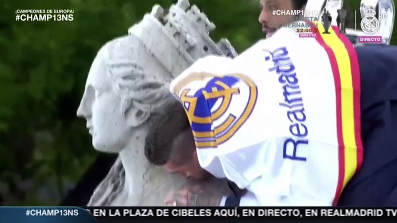 El Real Madrid corona la Cibeles