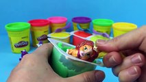 Play Doh Yoghurt Tubs Surprise Toys Daisy Duck Palace Pets Doc McStuffins charers Hallie Stuffy