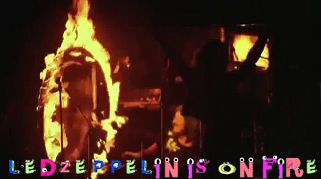 BONZO FIRE GONG 2 Led Zeppelin ★ The Song Remains The Same ★ Film ★ 1976 MP4 titled Gif