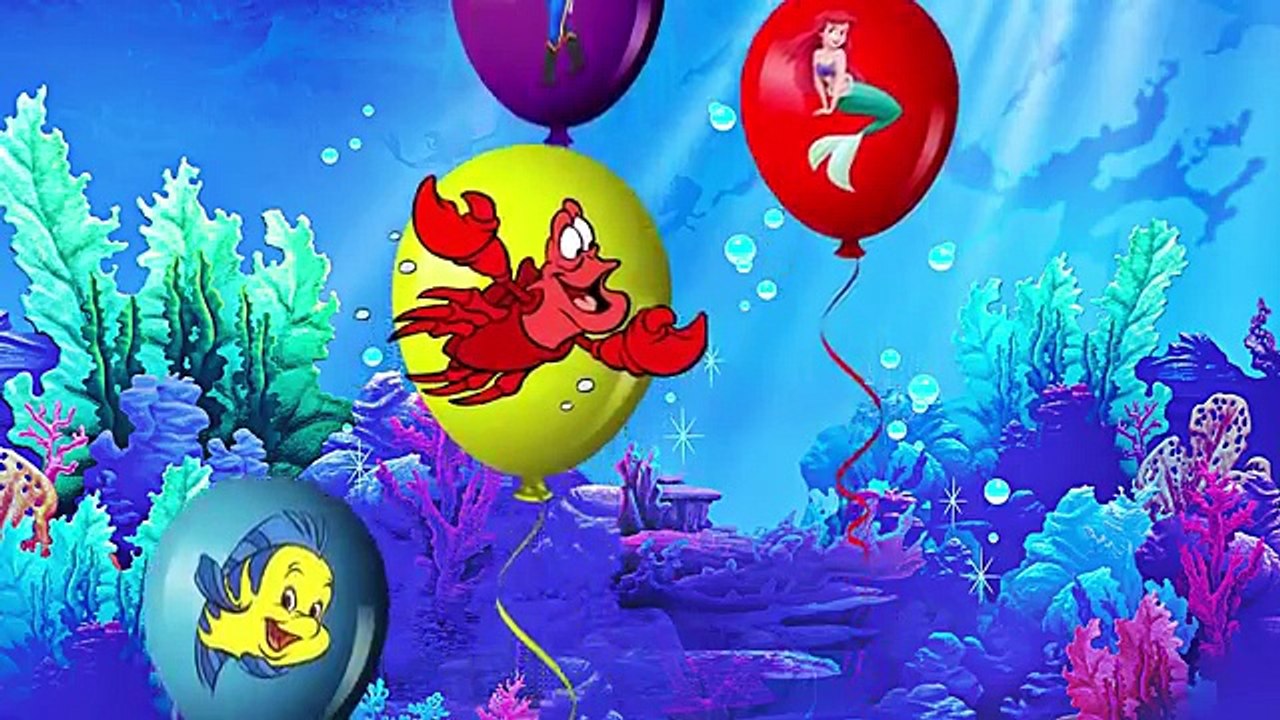 DISNEY LITTLE MERMAID ABC Song Alphabet Song ABC Nursery Rhymes ABC Song for Children