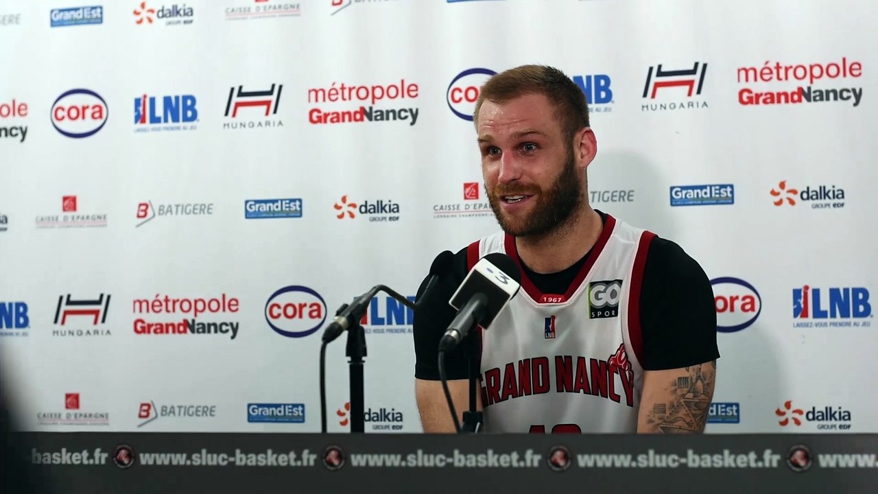 La réaction de Gaëtan Clerc après l'élimination du SLUC en Playoffs 2018