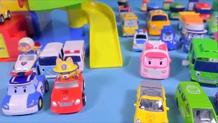뽀로로 주차장 Pororo 타요 로보카폴리 장난감 Pororo Parking Tower Toy Robocar Poli Tayo the little bus