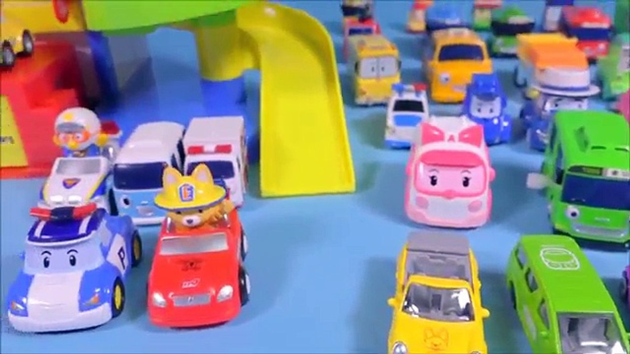 뽀로로 주차장 Pororo 타요 로보카폴리 장난감 Pororo Parking Tower Toy Robocar Poli Tayo the little bus