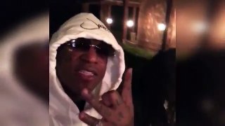 Birdman Pulls Up On Jacquees At His Mansion!