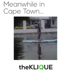 We had a bit of rain in Cape Town...